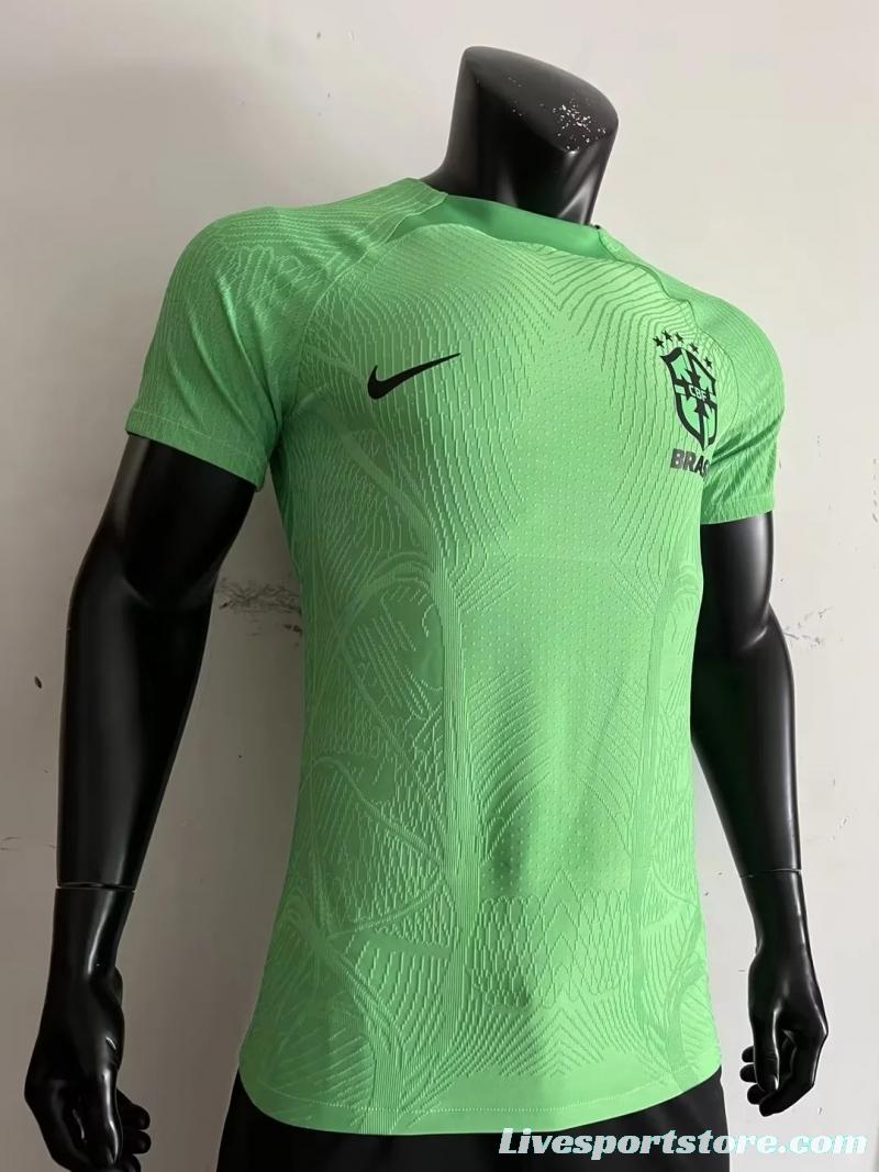 Player Version 2022 Brazil Green Pre-Match Jersey