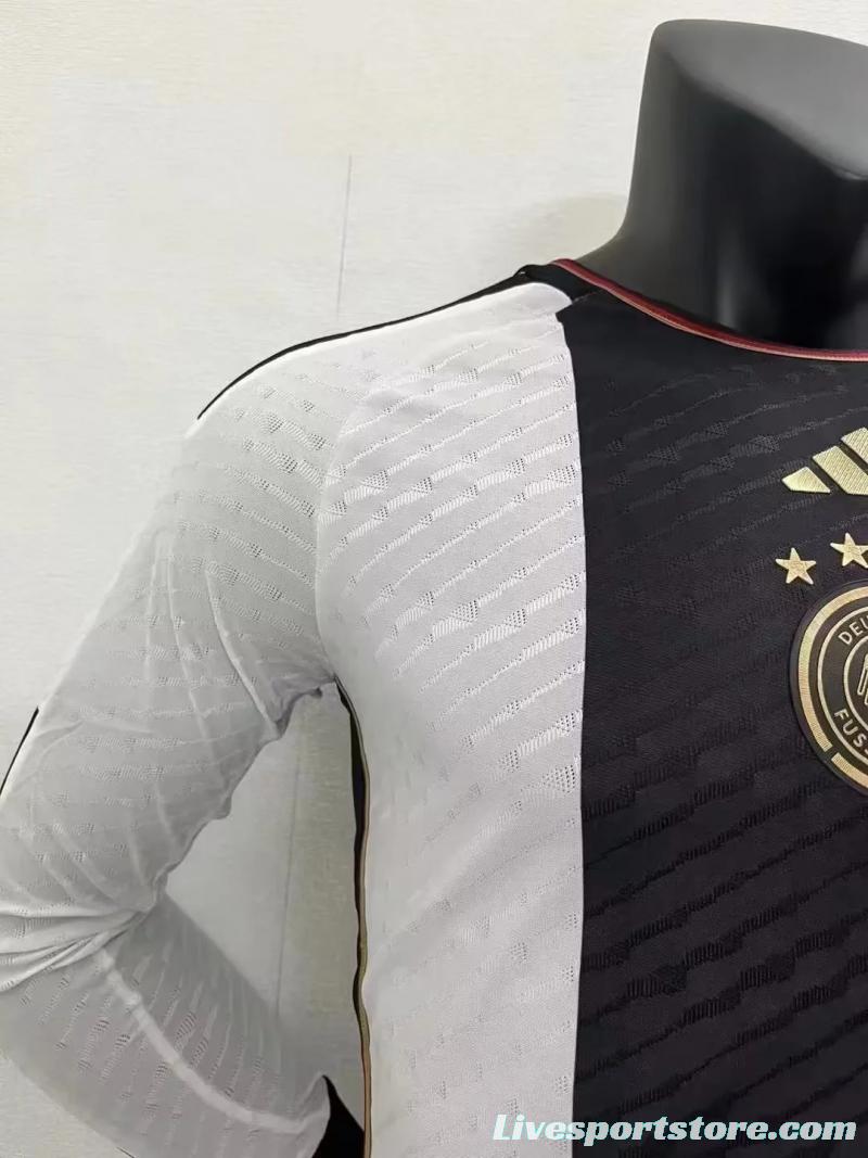 Player Vision 2022 Germany Home Long Sleeve Jersey