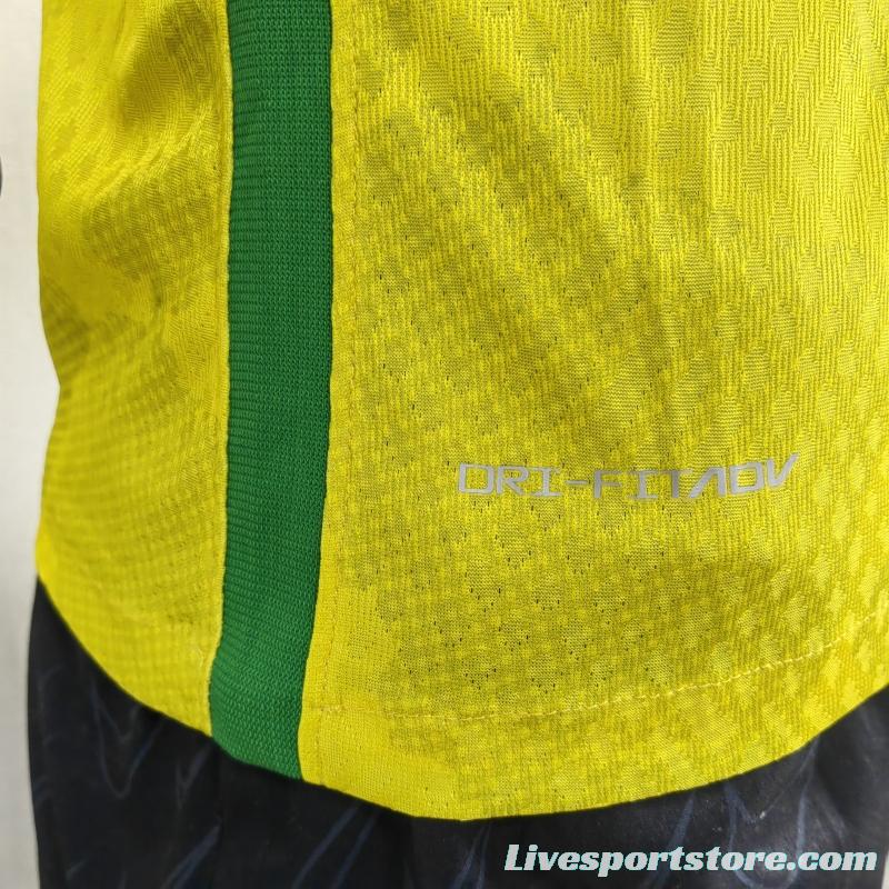 Player Version 2022 Brazil Yellow Special Jersey