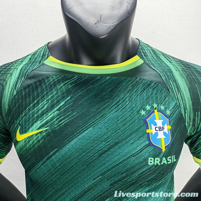 Player Version 2022 Brazil Green Special Jersey