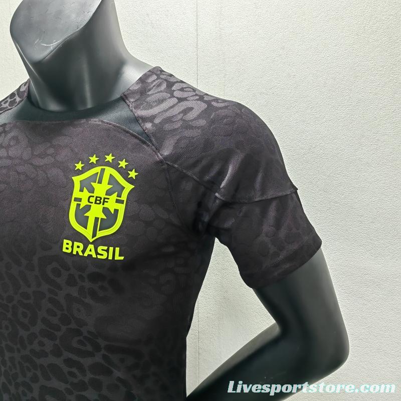 Player Version 2022 Brazil Black Training Jersey