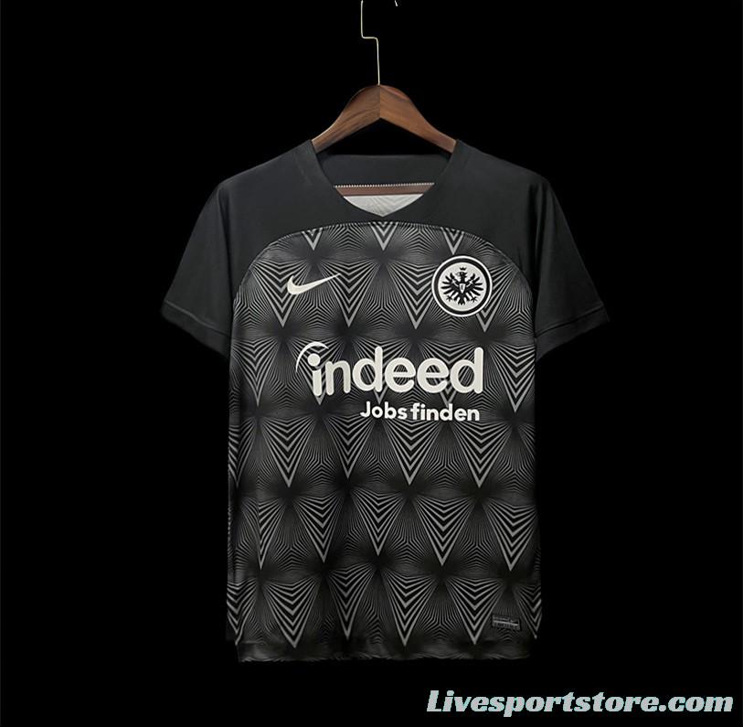 22/23 Eintracht Frankfurt Away Black Jersey