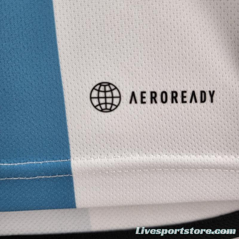 3 Stars Argentina Home Final Match Jersey