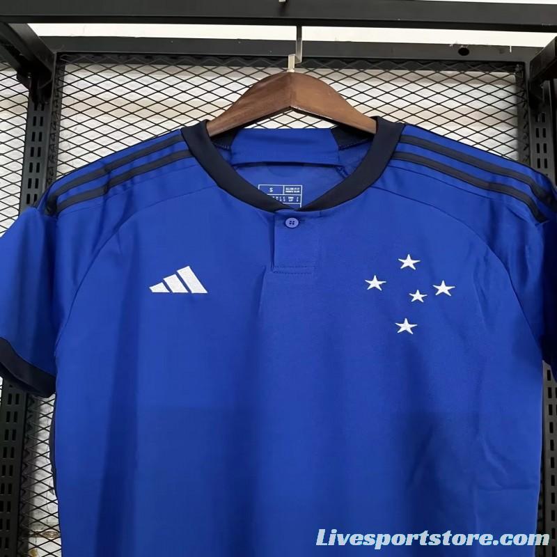 23/24 Cruzeiro Home Soccer Jersey