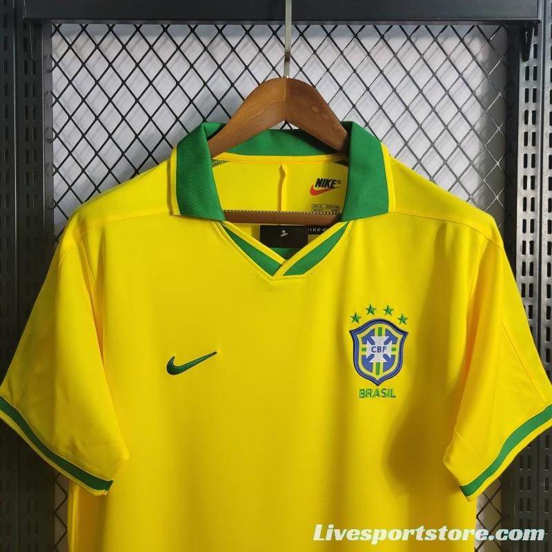 Retro1997 Brazil Home Jersey