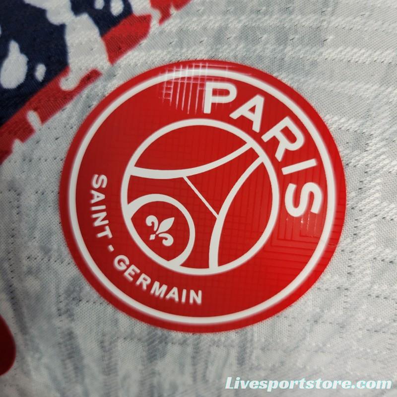 Player Version 23-24 PSG Training White Jersey