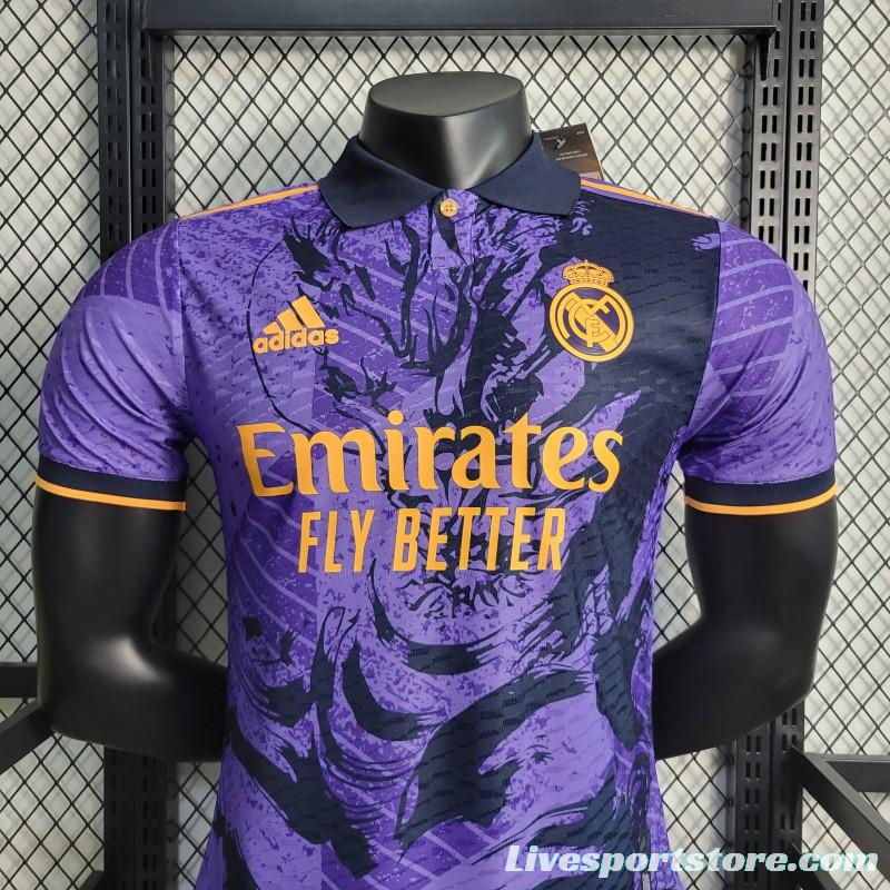 Player Version 23-24 Real Madrid Special Purple Jersey