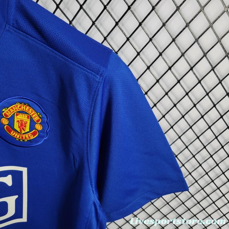 Retro 08/09 Manchester United Third Blue Jersey