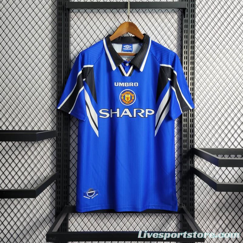 Retro 96-97 Manchester United Away Jersey