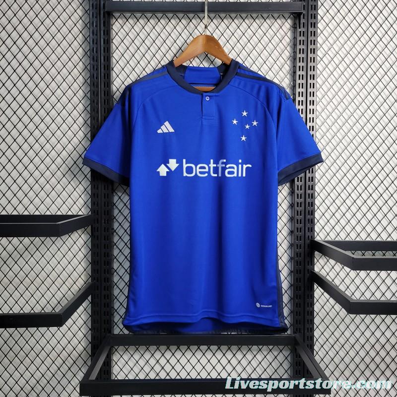 23-24 Cruzeiro Home Jersey