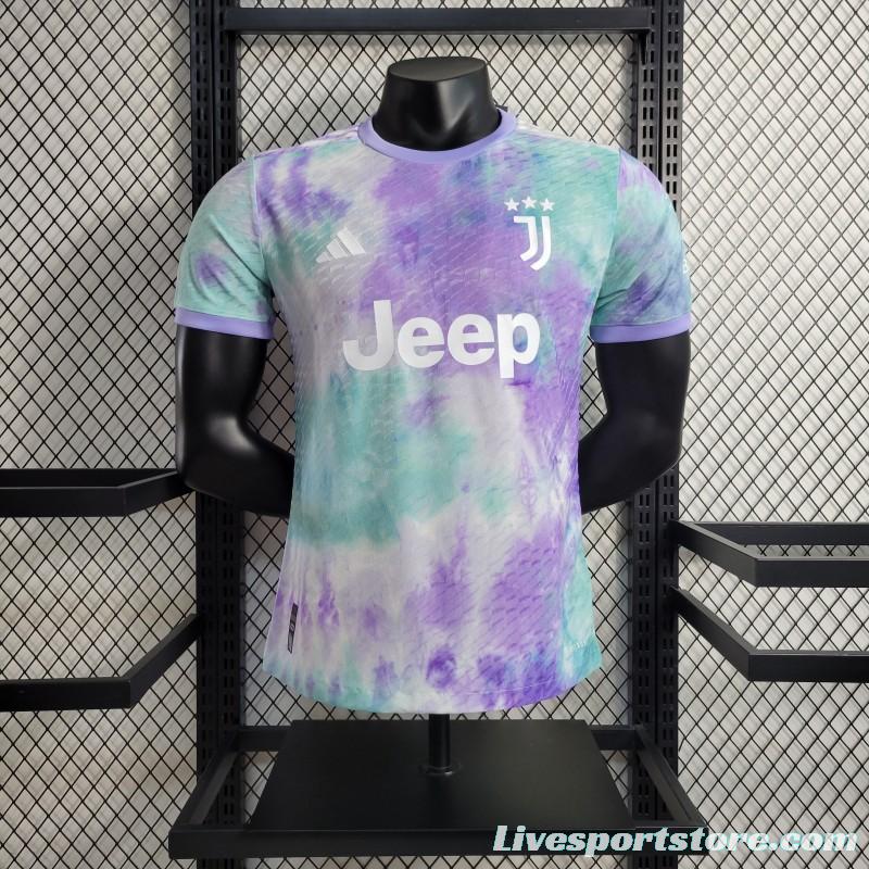 Player Version 23-24 Juventus Special White Purple Jersey