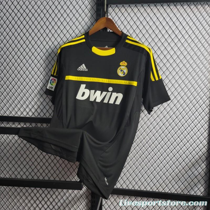 Retro 2011/12 Real Madrid Black Goalkeeper Jersey