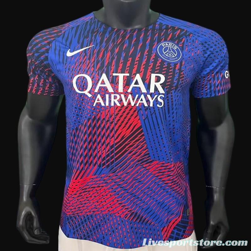 22/23 PSG Blue/Red Pre-Match Jersey