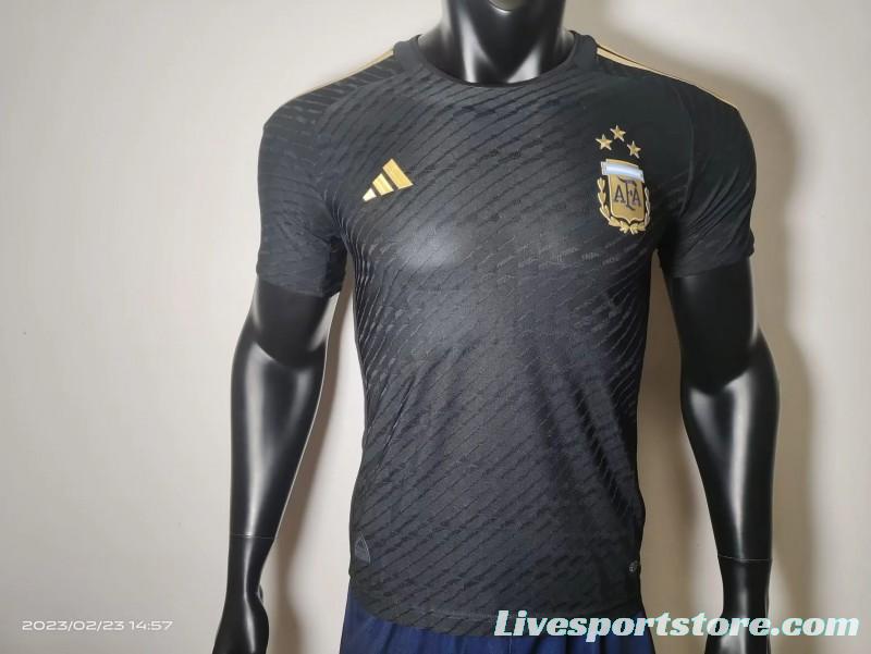 Player Version 3 Argentina 2022 Argentina Black Special Jersey