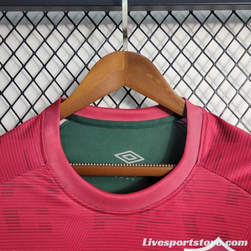 23-24 Fluminense Celestial Training Jersey Green+Red