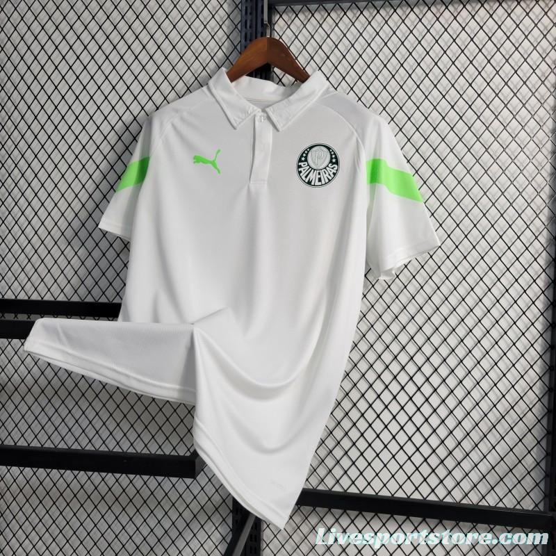 23-24 Palmeiras Training White POLO Jersey