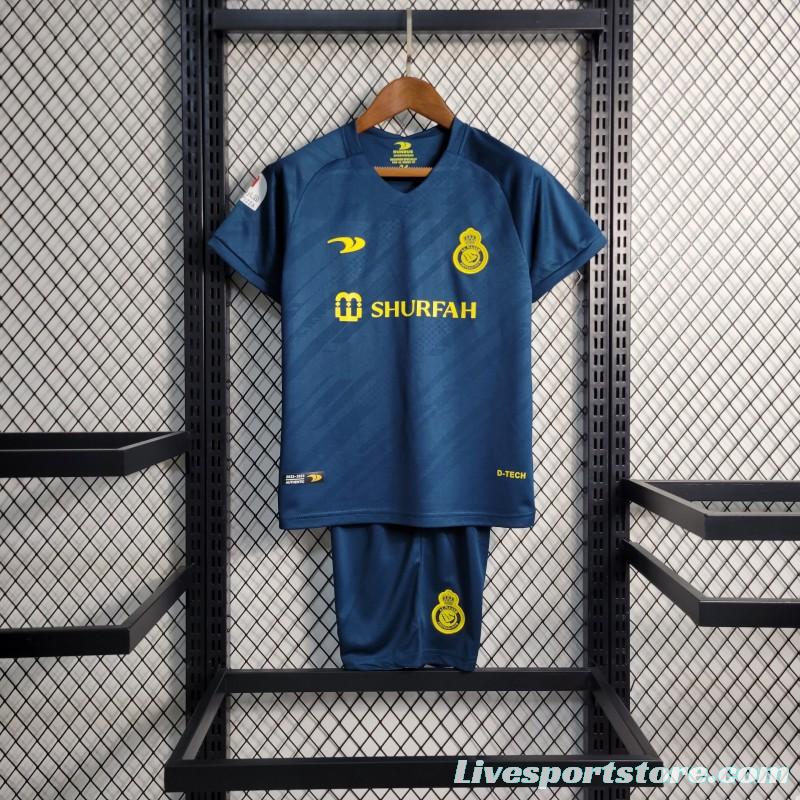 22-23 Kids Al-Nassr FC Away Jersey Size 16-28