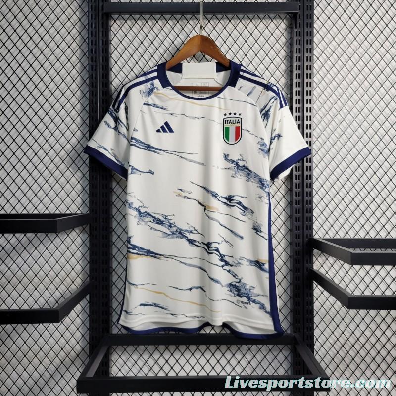 2023 Italy Away White Jersey