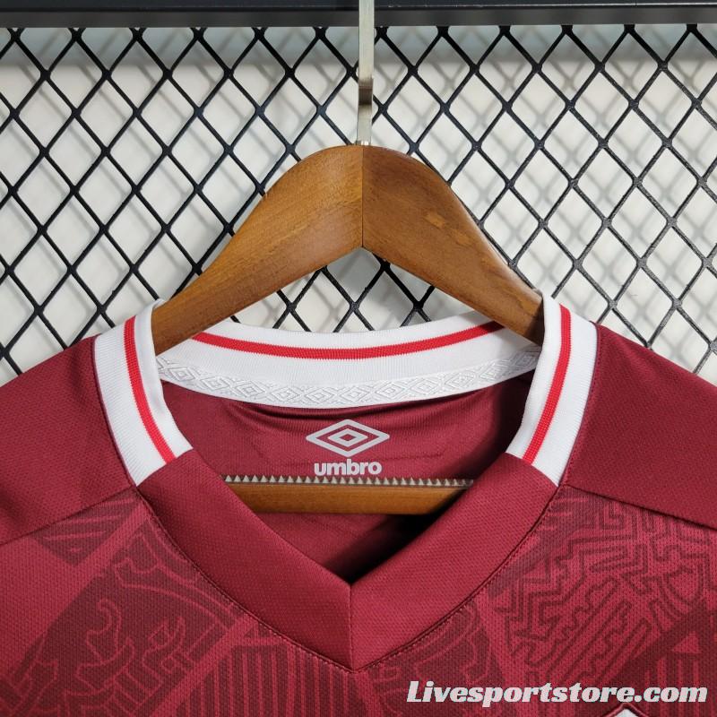 23-24 Fluminense  Third Red Jersey