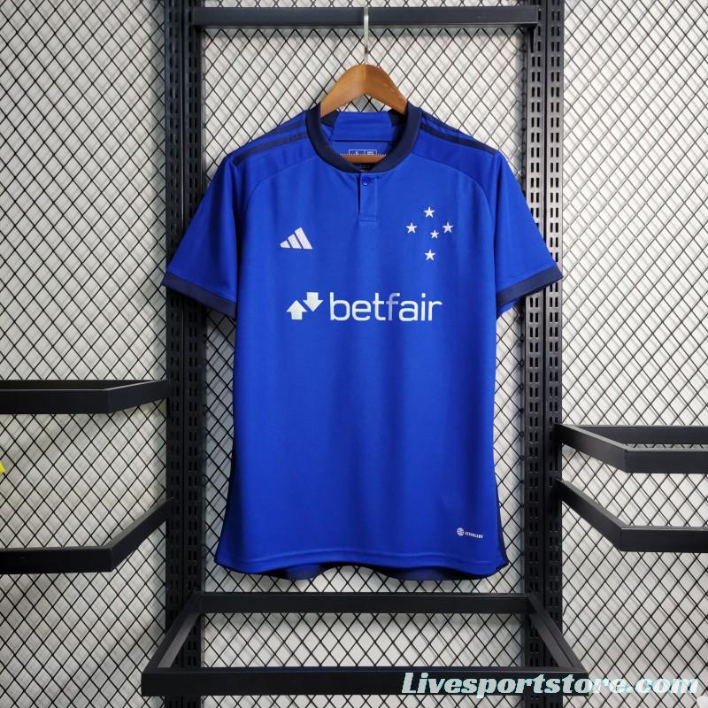 23-24 Cruzeiro Home Jersey