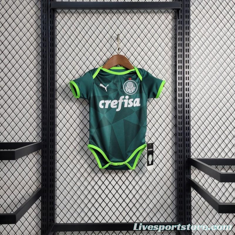 23-24 Baby Palmeiras Home Jersey  9-12 Month