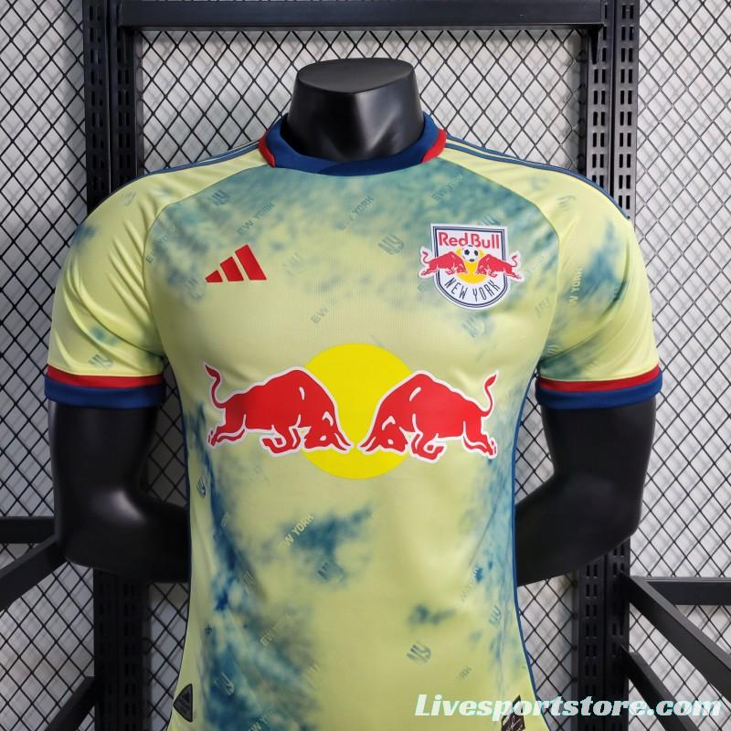 Player Version 23-24 New York Red Bulls Home Jersey