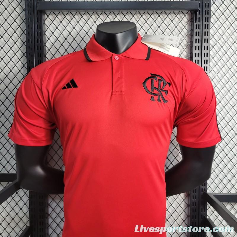 23-24 POLO Flamengo Red Training Jersey