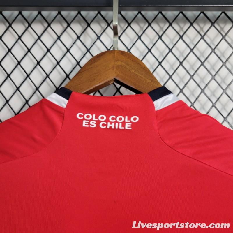 23-24 COLO COLO AWAY Red Jersey