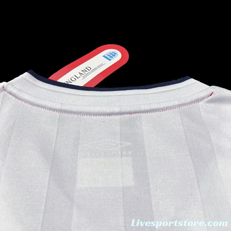 Retro 2002 England Home Soccer Jersey