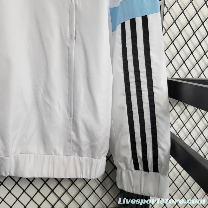 2023 Argentina White Windbreaker