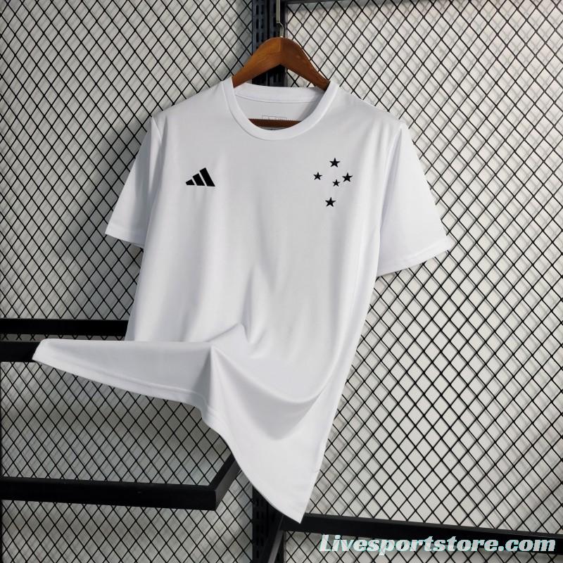 23-24 Cruzeiro White Training Jersey