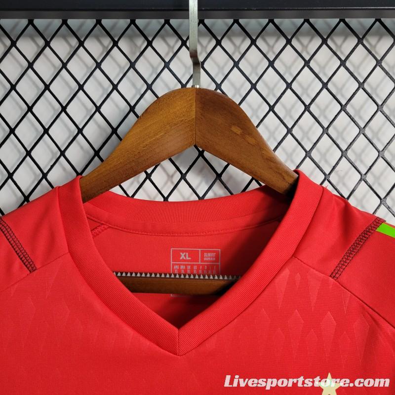 23-24 Club Universidad De Chile Red Goalkeeper Jersey