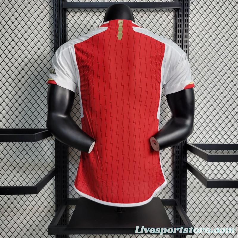 Player Version 23-24 Arsenal Home Jersey