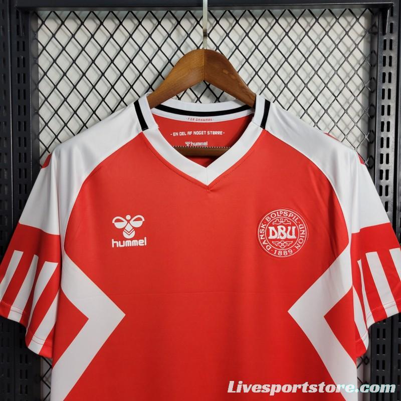 2023  Denmark Home Red Jersey