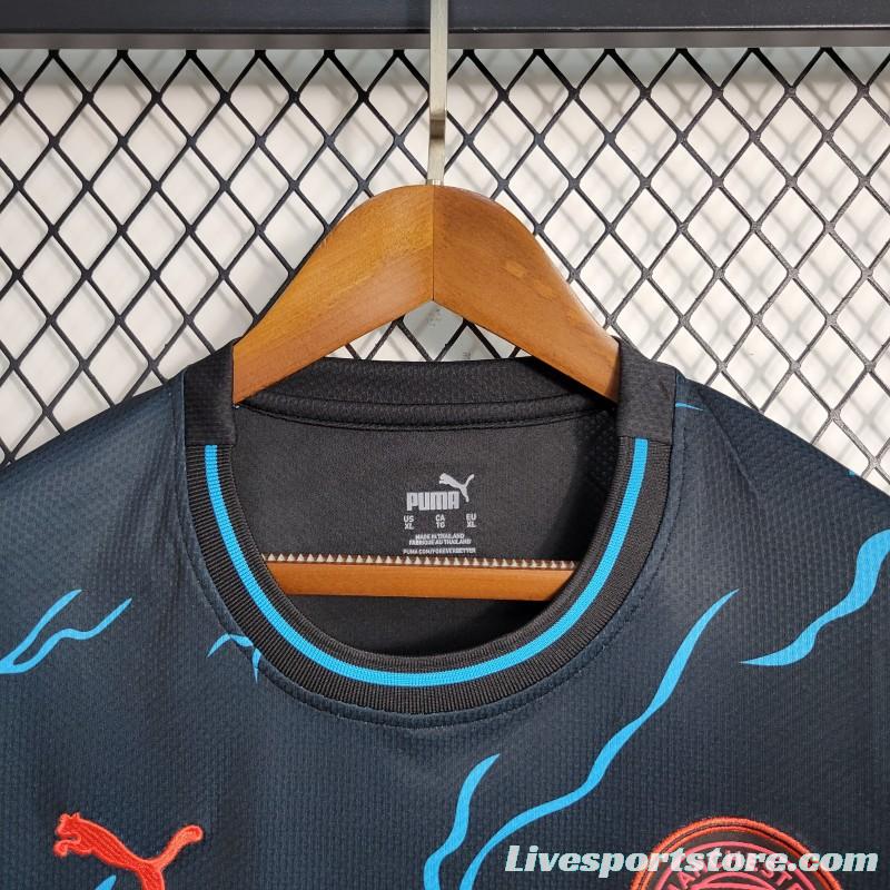 23-24 Manchester City Training Black Jersey