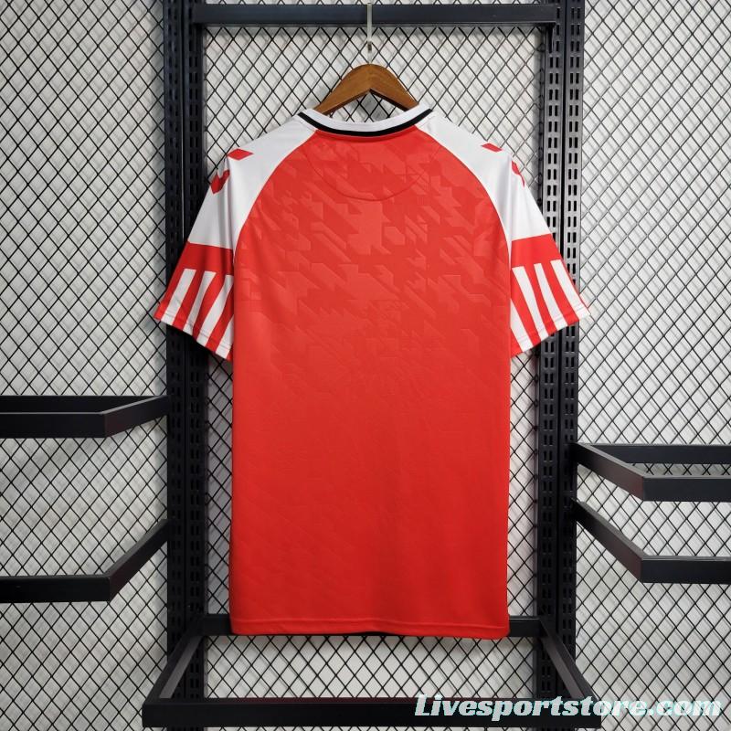 2023  Denmark Home Red Jersey