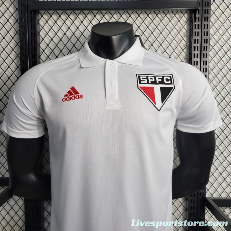 23-24 Sao Paulo POLO White Jersey