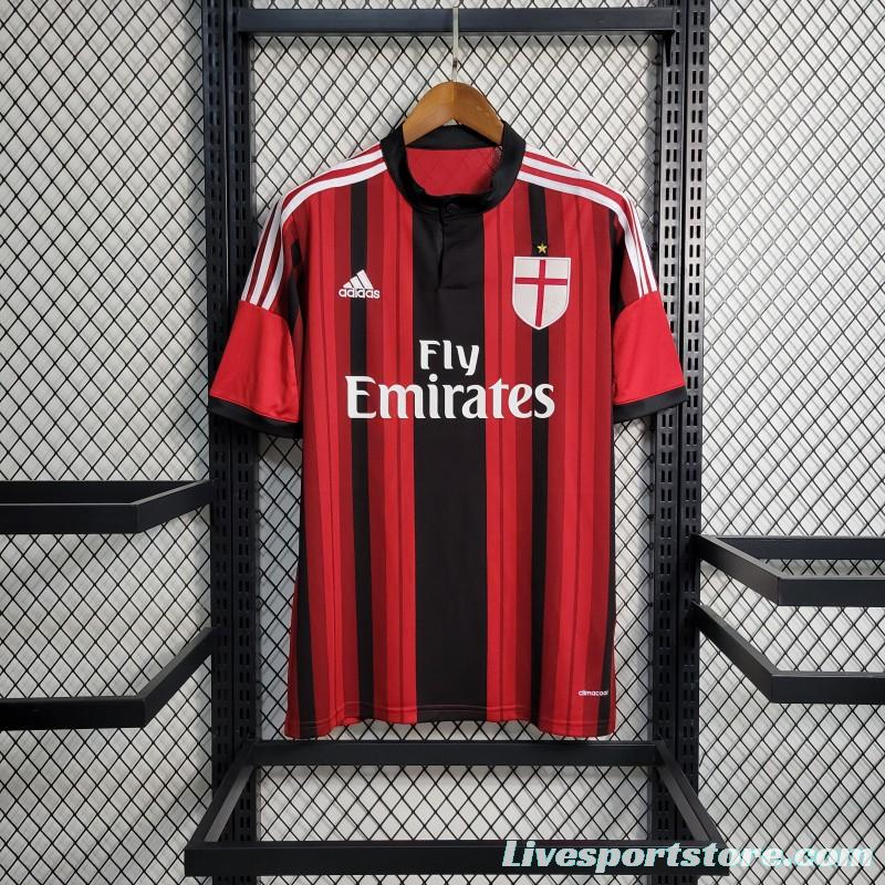 Retro 14/15 AC Milan Home Jersey