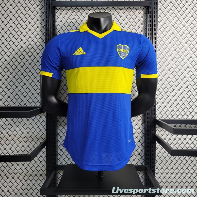 Player Version 23-24 Boca Juniors Home Soccer Jersey