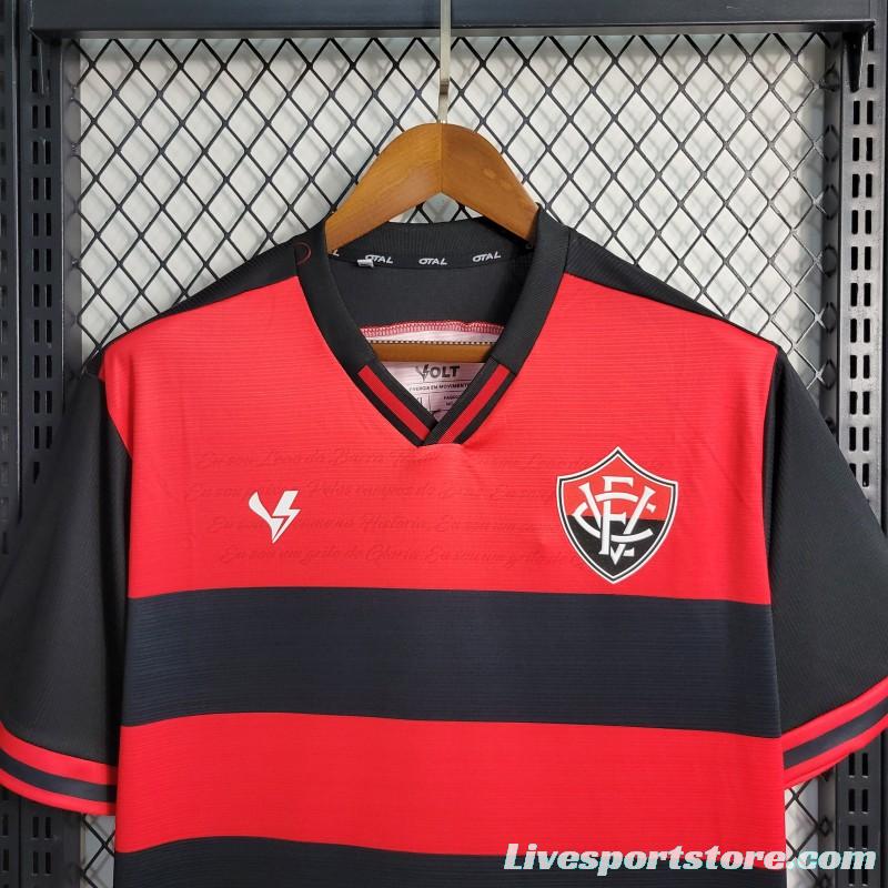 22-23 Esporte Clube Vitoria Home Soccer Jersey