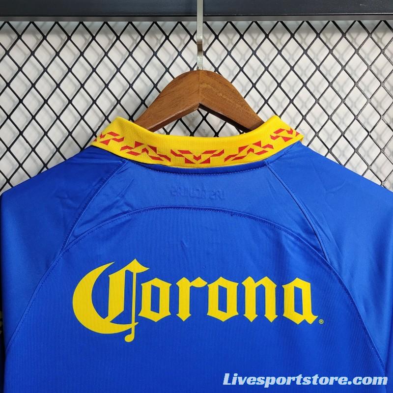 23-24 Club America Away Blue Soccer Jersey