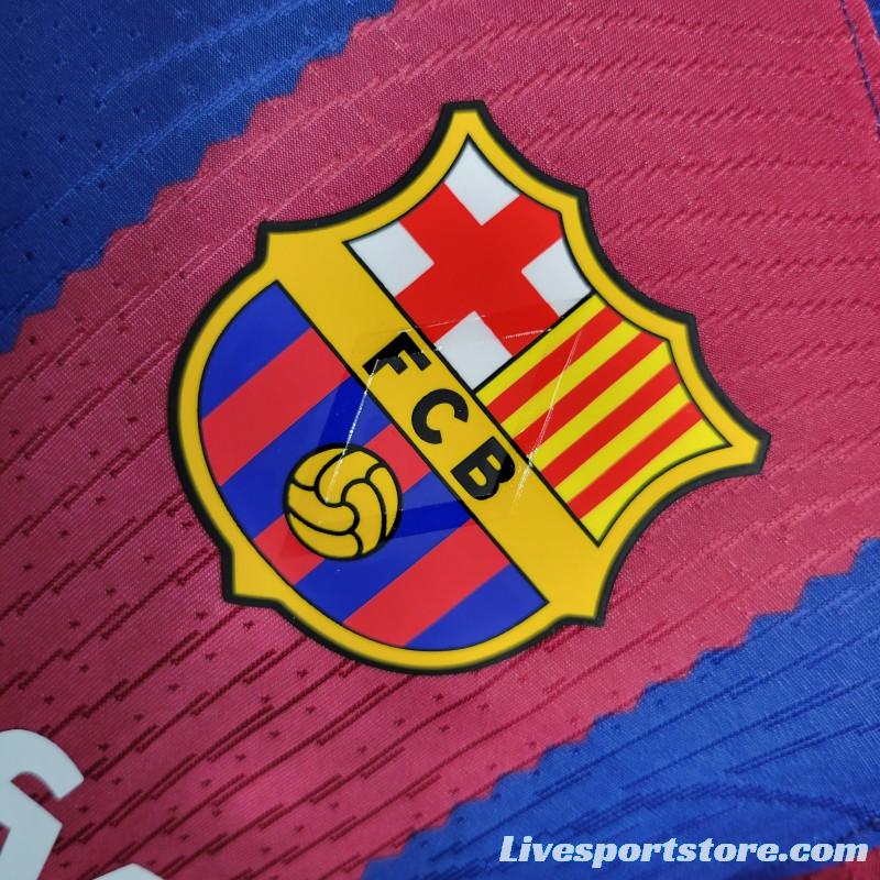 23-24 Players Barcelona Home Player Soccer Jersey