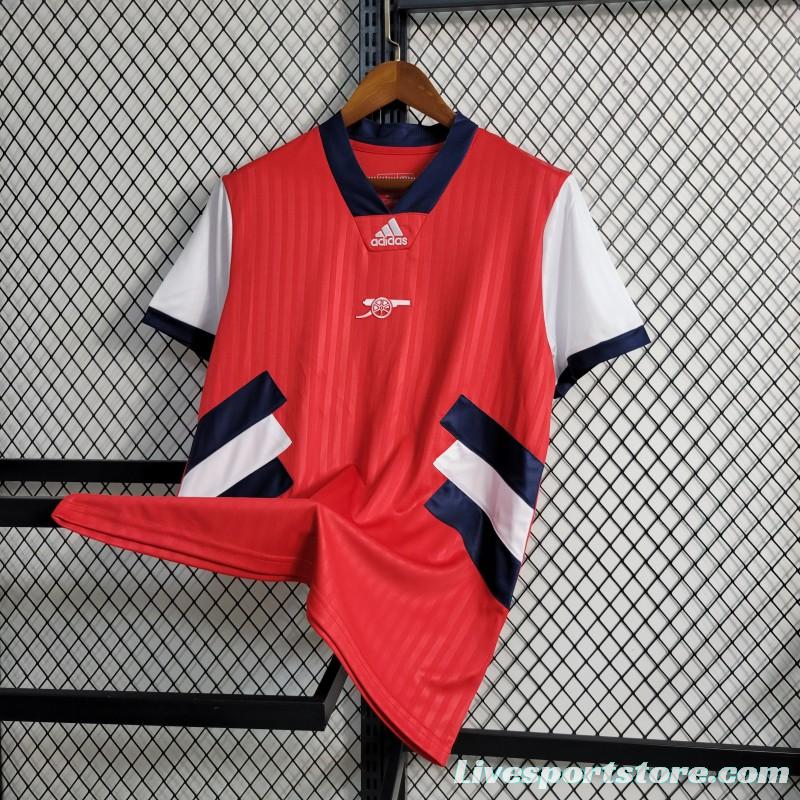 23-24 Arsenal Red Icon Jersey with Embroidery logo