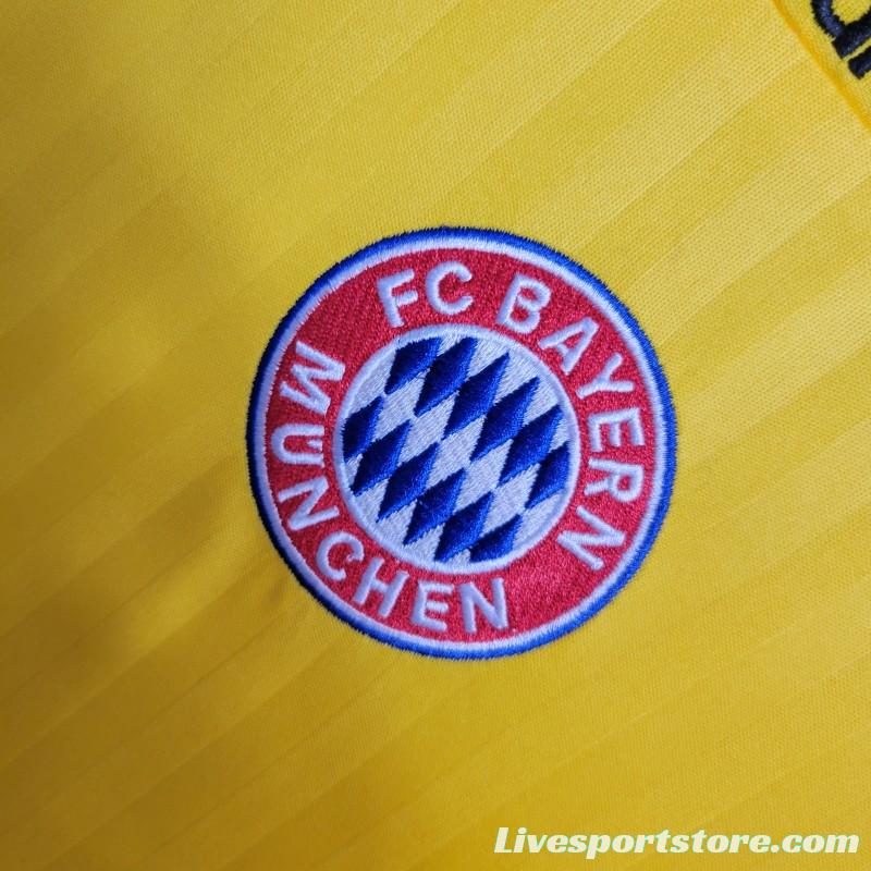 23-24 Bayern Munich Yellow Icon Jersey with Embroidery logo