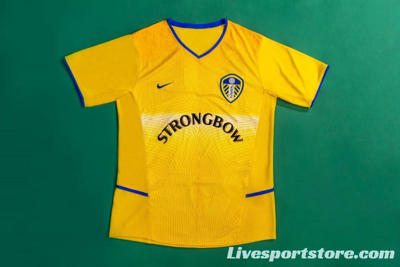 Retro 02/03 Leeds United Third Yellow Jersey