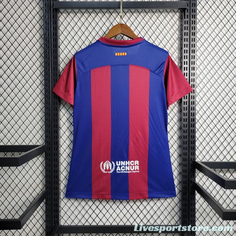 23-24 Women Barcelona Home Jersey