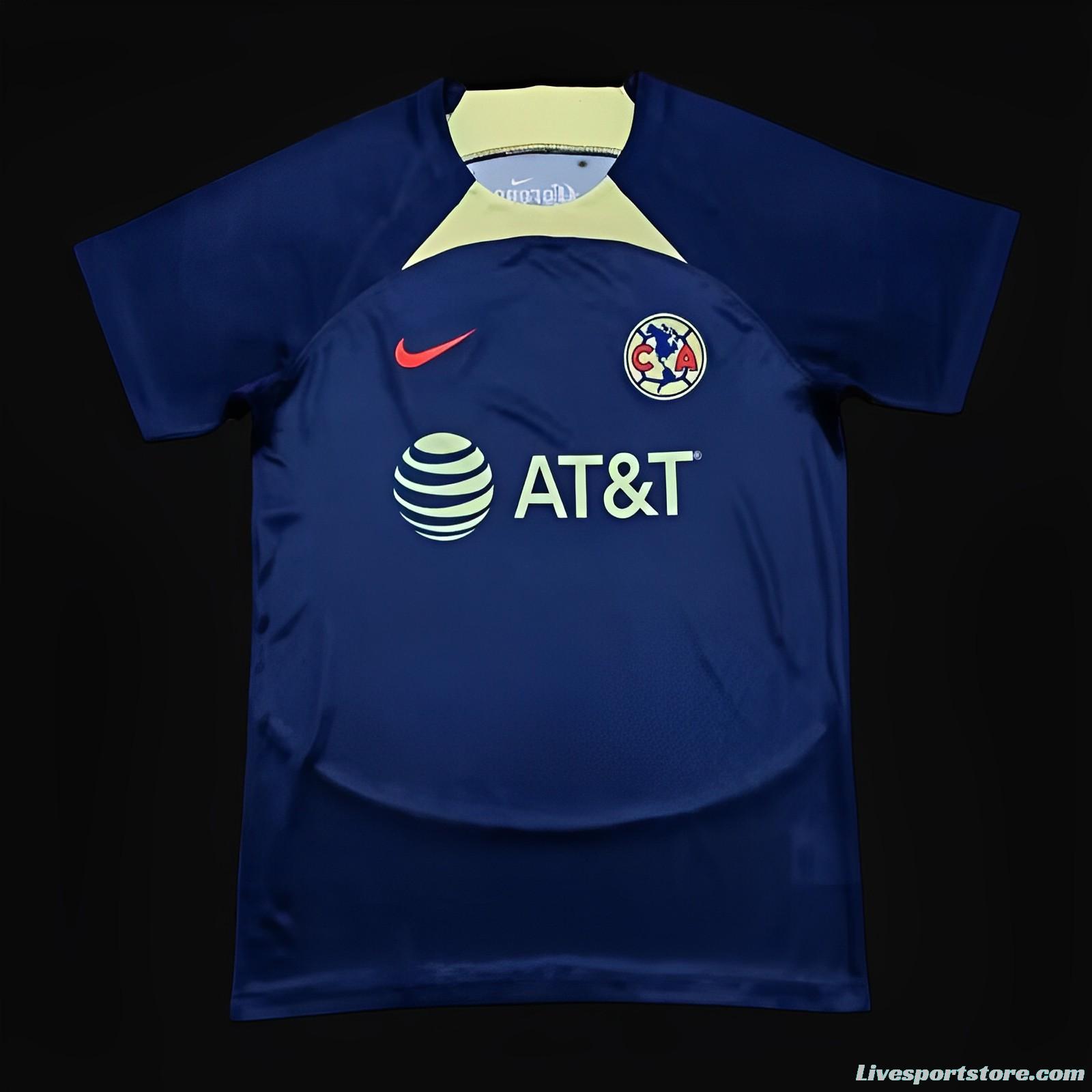 23/24 Club America Navy Training Jersey