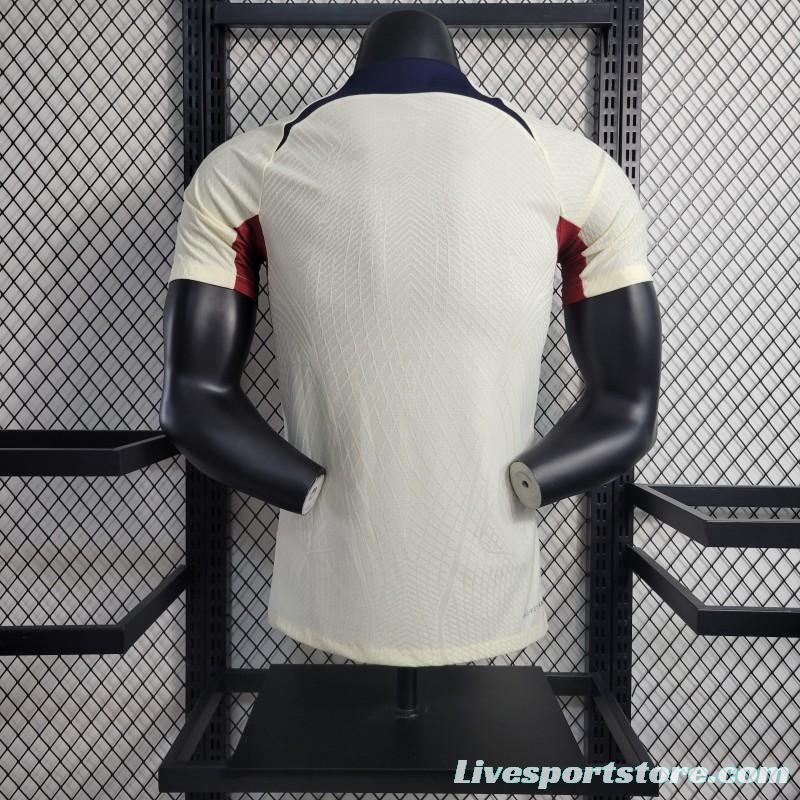 Player Version 23-24 PSG Training White Jersey