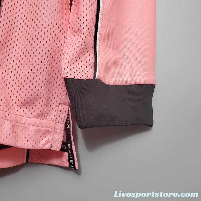 Retro 97/98 Juventus Away Pink Long Sleeve Jersey