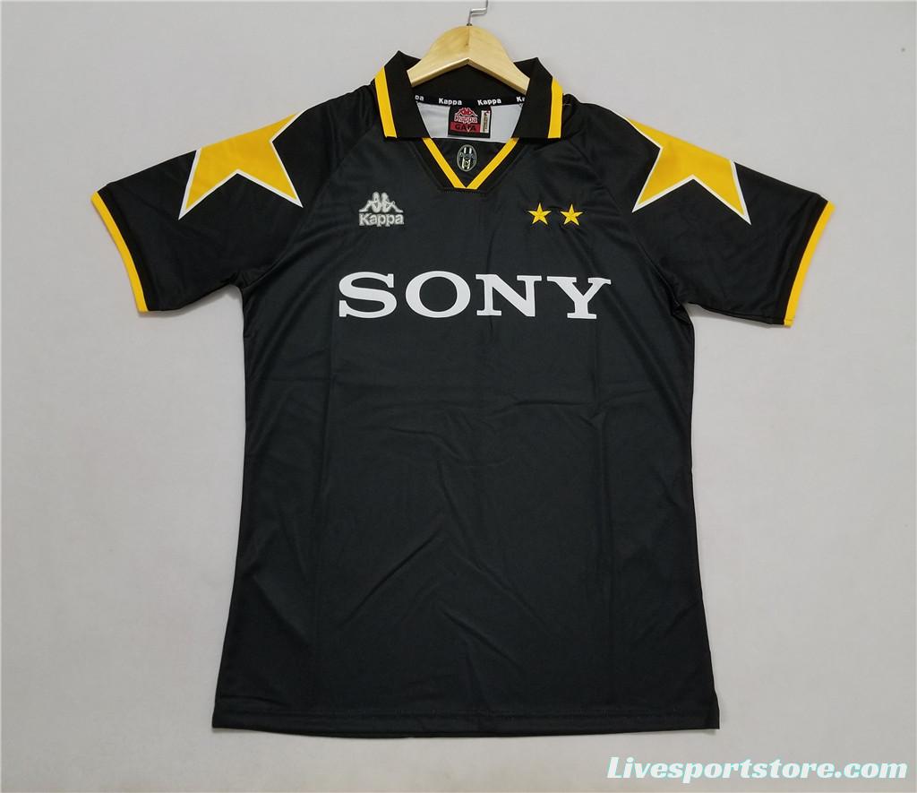 Retro 95/96 Juventus Third Black Jersey